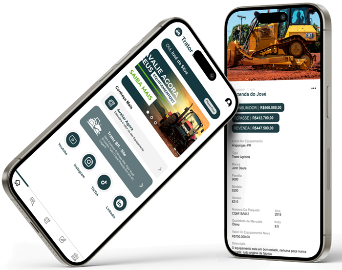 Tela App TratorBR Web